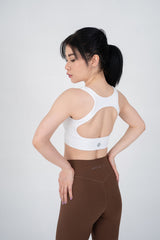 Aguila RacerBack Sports Bra White