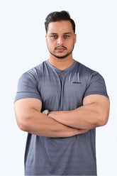 Iron Lift T Shirt Archer Grey