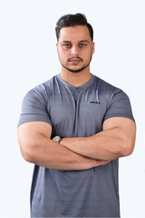 Iron Lift T Shirt Archer Grey