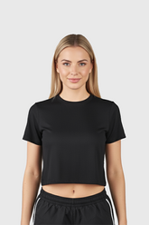 Women Crop Top Black