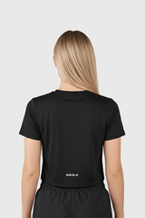 Women Crop Top Black
