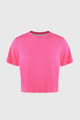 Women Crop Top Pink