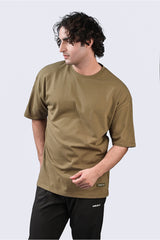 Drop Size T Shirt Army Green
