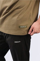 Drop Size T Shirt Army Green