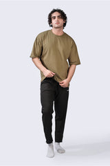 Drop Size T Shirt Army Green