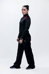 Celestique Black Track Pant Womens