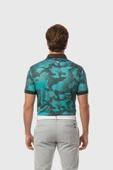 Classico Green Camo Golf Polo