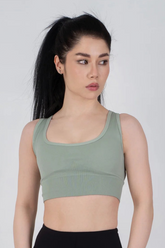 AGUILA RACERBACK SPORTS BRA GREEN
