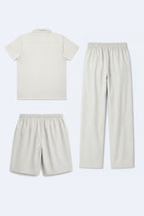 MEN CO-ORD SET PACK OF 3 - BEIGE