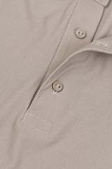 BARI MEN GOLF POLO WARM GREY