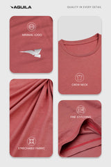 PRIMEFIT T-SHIRT MAROON