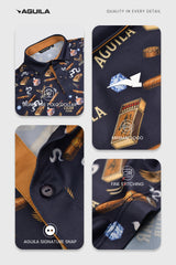 CIGAR MEN GOLF POLO NAVY