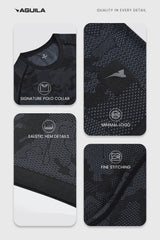 Aguila Tech Athletic Shirt Black Camou