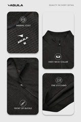 Stride Tech Performance Quarter-Zip Midlayer Black