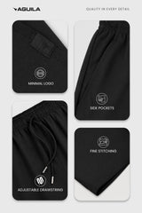 MEN CO-ORD SET PACK OF 3 - BLACK
