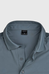 BARI MEN GOLF POLO SLATE GREY