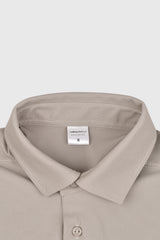 BARI MEN GOLF POLO WARM GREY