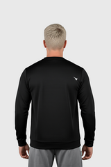 CozyCrest Black Sweat Shirt