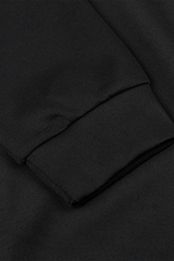 CozyCrest Black Sweat Shirt