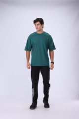 Drop Size T Shirt Dark Green