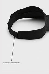 GOLF PRO VISOR CAP BLACK