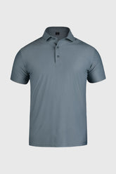 BARI MEN GOLF POLO SLATE GREY