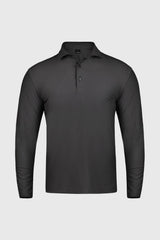 BARI LS GOLF POLO DARK GREY