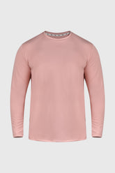 MEN LONGSLEEVE T-SHIRT DUSTY ROSE
