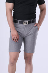 GOLF SHORTS SILVER GREY MELANGE