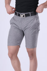GOLF SHORTS SILVER GREY MELANGE