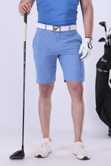 GOLF SHORTS SKY MELANGE