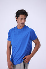 Iron Lift T Shirt Cobalt