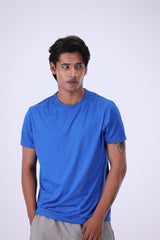 Iron Lift T Shirt Cobalt
