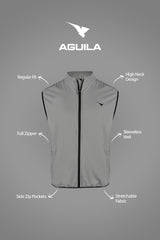 Men Golf Vest Foge Grey