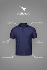 BARI MEN GOLF POLO NAVY