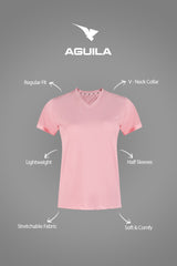 LUXE LIFT T SHIRT PINK