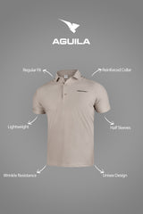 BARI MEN GOLF POLO WARM GREY