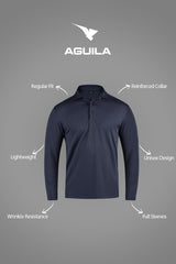 Midnight Men LS Golf Polo