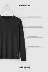 Hyper-Breathable Performance Long Sleeve Shirt Black