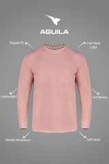 MEN LONGSLEEVE T-SHIRT DUSTY ROSE