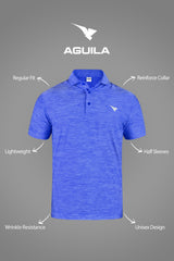 CATIONIC MEN GOLF POLO ROYAL BLUE