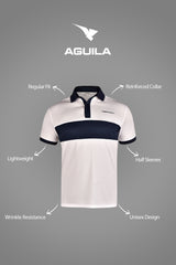 LEEDS GOLF POLO WHITE