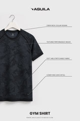 Aguila Tech Athletic Shirt Black Camou