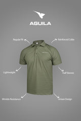 BARI GOLF POLO OLIVE GREEN