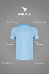 PRIMEFIT JERSEY GYM SHIRT SKY BLUE