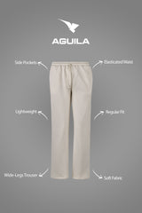 WOMEN BAGGY PANT IVORY