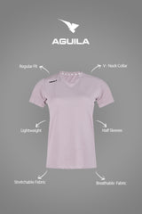 WOMEN BUZZFIT GYM T-SHIRT SOFT LEVANDRA