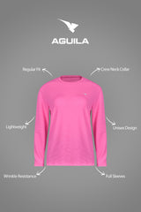 WOMEN LONGSLEEVE T-SHIRT LEMONADE PINK