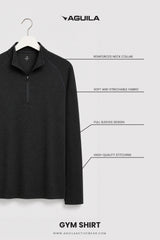 Stride Tech Performance Quarter-Zip Midlayer Black