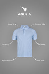 AREEZO MEN GOLF POLO SKY